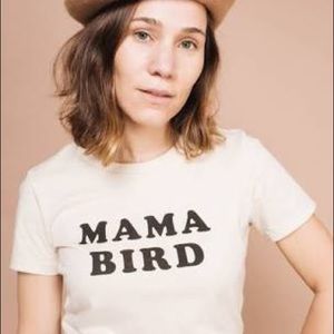 Bee & Fox Mama bird shirt